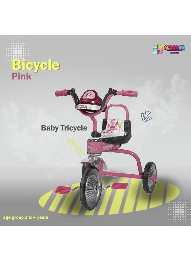 AL BADER Three Wheel Tricycle For Toddlers With 2 Seats With Music And Lights - Image 2